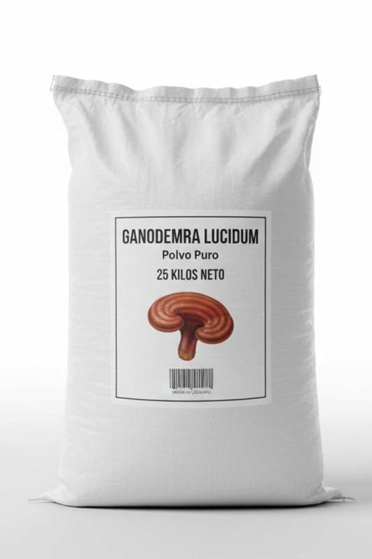 Ganoderma Lucidum (Reishi) Puro en Polvo (25 kg)